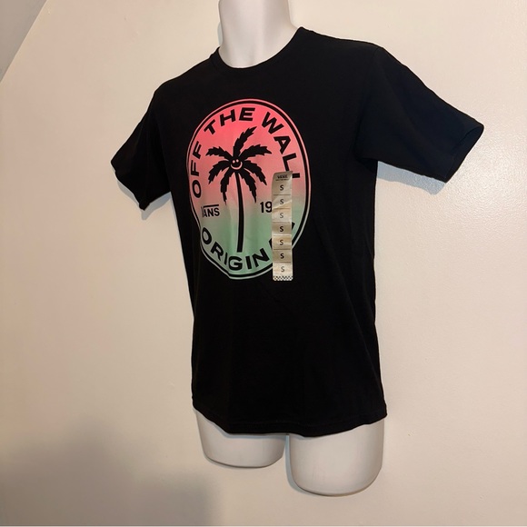 Vans men’s tropic cotton Candy palm tree crewneck T-shirt size small 🆕 - Picture 8 of 13